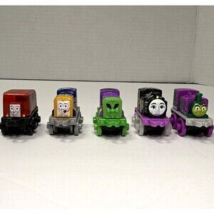 Thomas & Friends MINIS DC Super Friends Train Lot of 5 - Spencer Millie Luke Ben